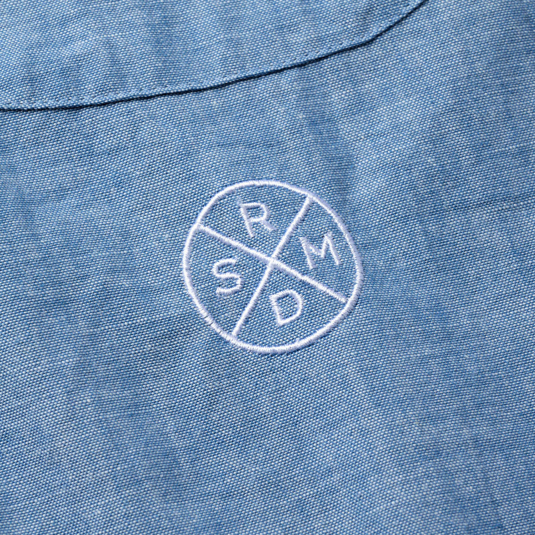 LOGO EMBROIDERY SHIRT / DUNGAREE